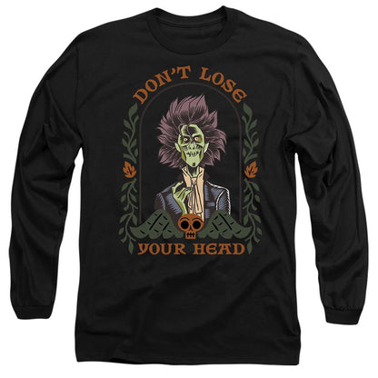 Black - Front - Hocus Pocus 2 Unisex Adult Don´t Lose Your Head Billy Butcherson T-Shirt