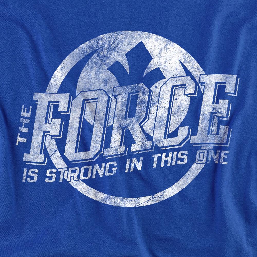 Royal Blue - Side - Star Wars Unisex Adult The Force Is Strong T-Shirt