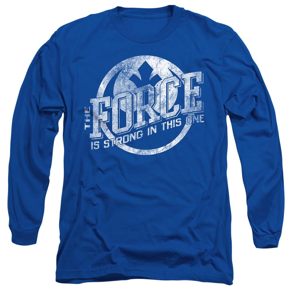 Royal Blue - Front - Star Wars Unisex Adult The Force Is Strong T-Shirt