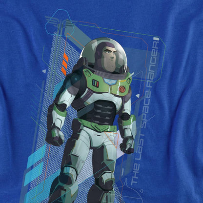 Royal Blue - Side - Lightyear Unisex Adult The Last Space Ranger Buzz Lightyear T-Shirt