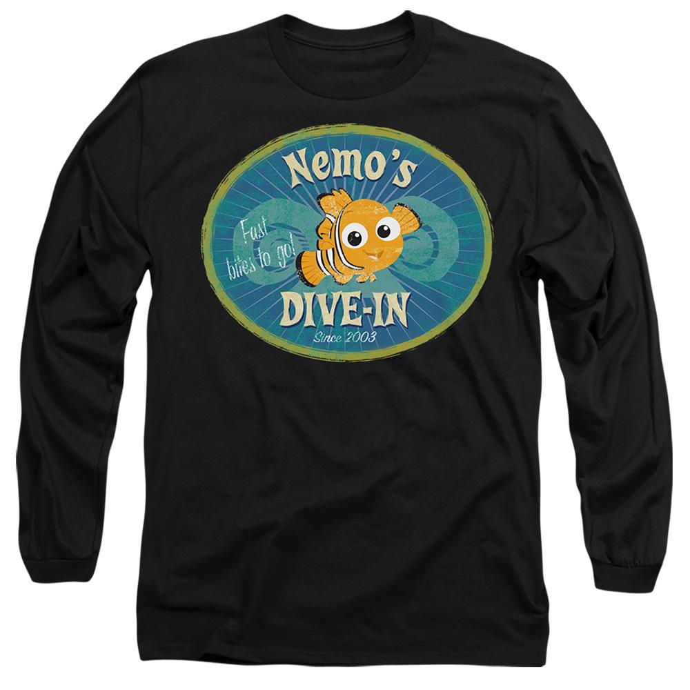 Black - Front - Finding Nemo Unisex Adult Nemo´s Dive In T-Shirt
