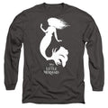 Charcoal - Front - The Little Mermaid Unisex Adult Ariel Silhouette T-Shirt