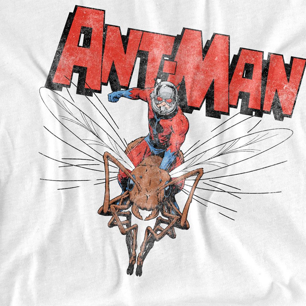 White - Side - Ant-Man And The Wasp: Quantumania Unisex Adult Flying T-Shirt