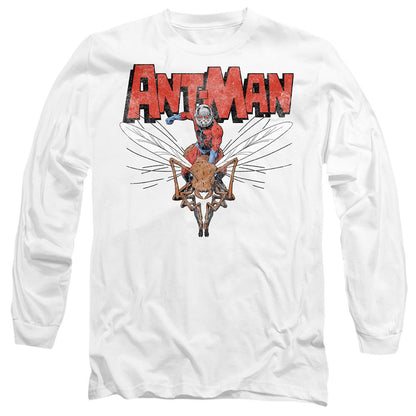 White - Front - Ant-Man And The Wasp: Quantumania Unisex Adult Flying T-Shirt
