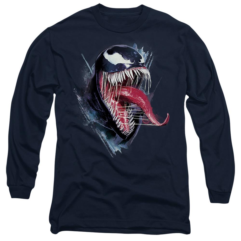 Navy - Front - Spider-Man 2 Unisex Adult Gamerverse Erupts Venom T-Shirt