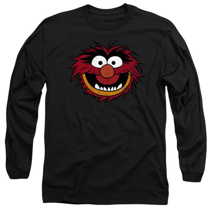Black - Front - The Muppets Unisex Adult Animal Head T-Shirt