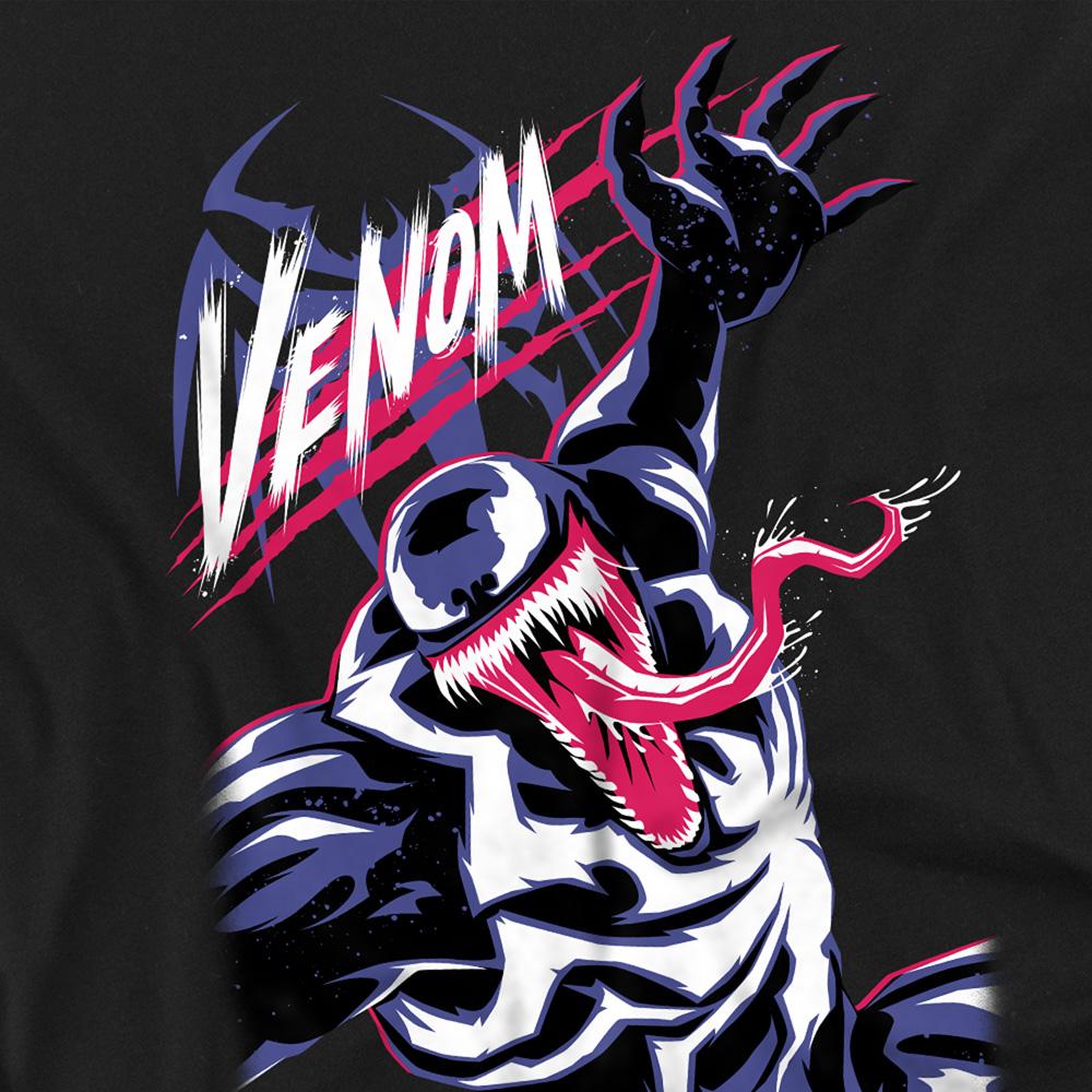 Black - Side - Spider-Man 2 Unisex Adult Gamerverse Venom T-Shirt