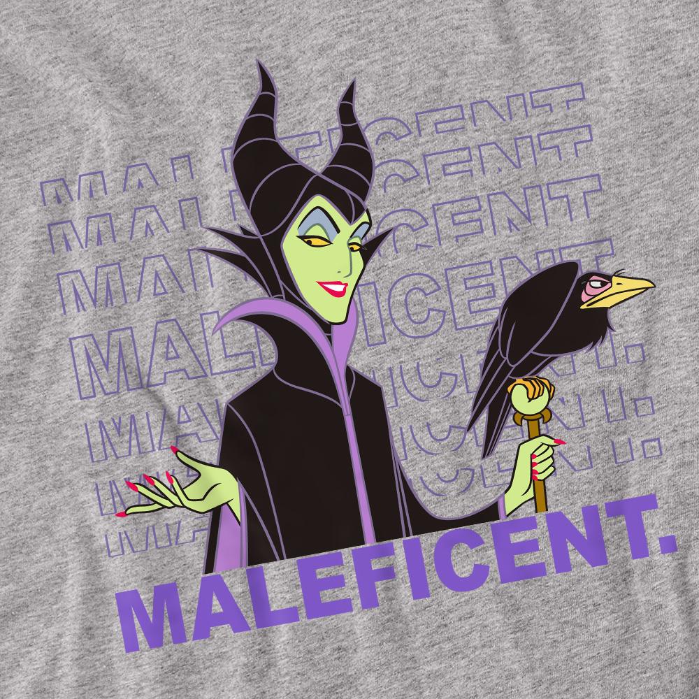Sport Heather - Side - Disney Villains Unisex Adult Maleficent Repeat Name T-Shirt