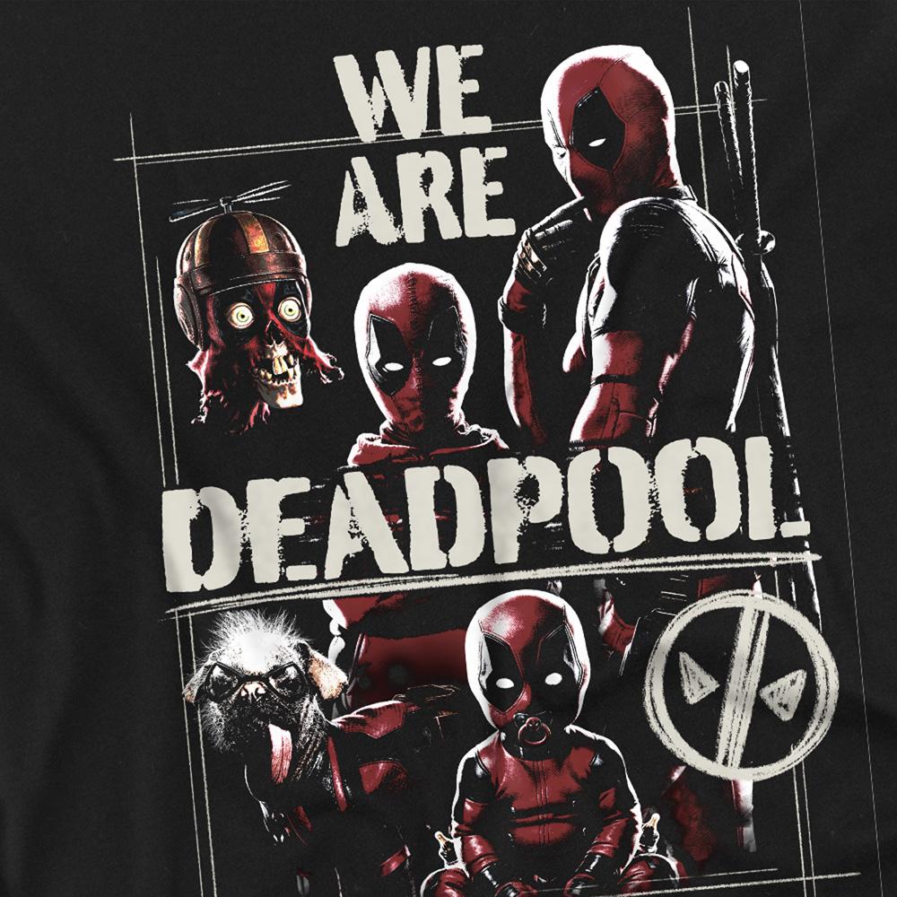 Black - Side - Deadpool & Wolverine Unisex Adult We Are Deadpool T-Shirt