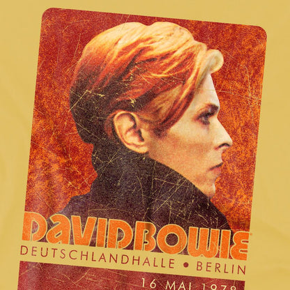 Banana Yellow - Side - David Bowie Mens Stage Tour Berlin ´78 T-Shirt