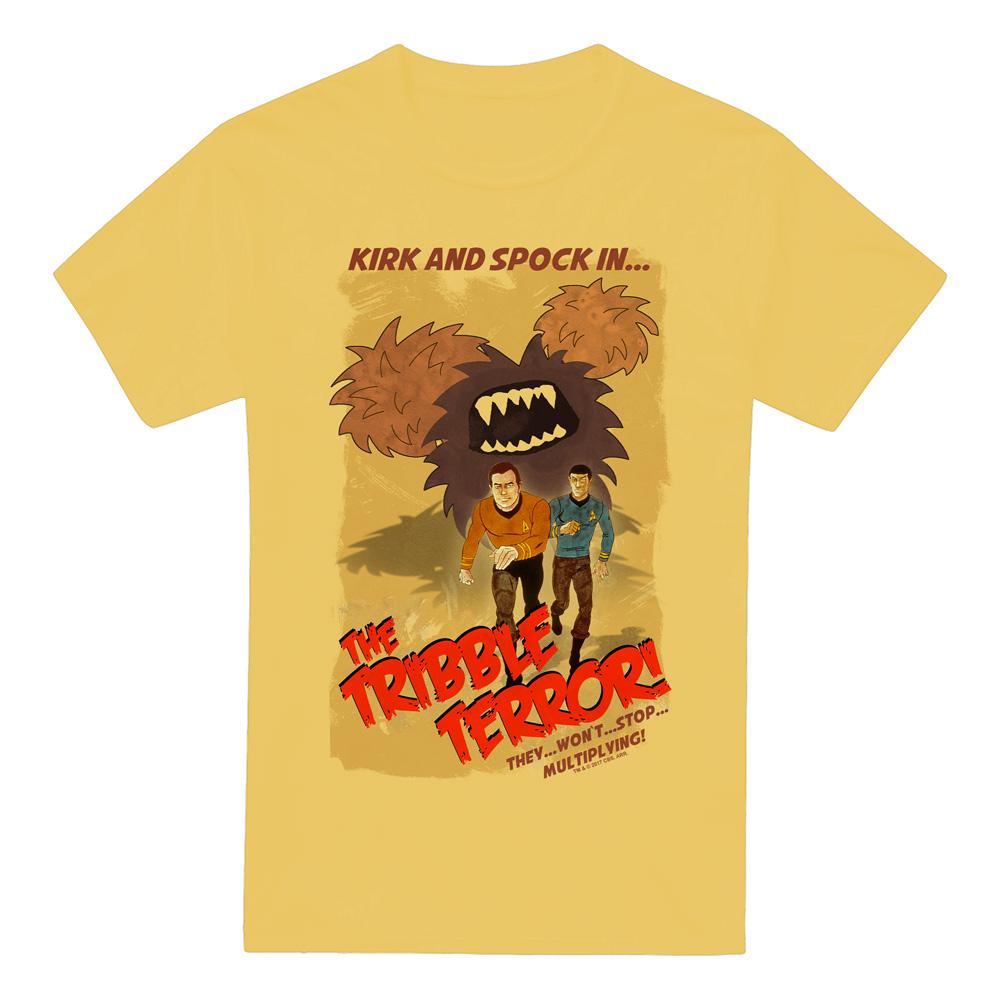 Banana Yellow - Front - Star Trek Mens Tribble Threat T-Shirt