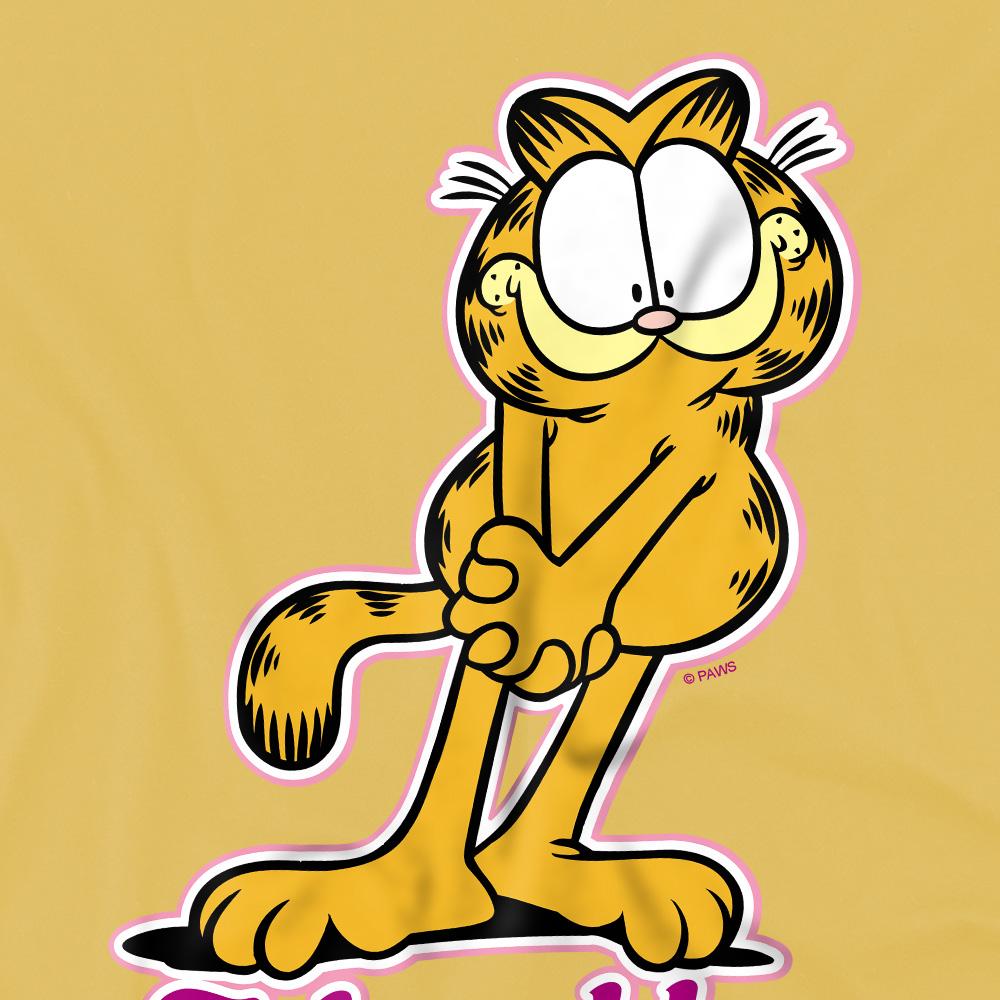 Banana Yellow - Side - Garfield Mens Adorable T-Shirt