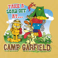 Banana Yellow - Side - Garfield Mens Camp Garfield T-Shirt