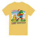 Banana Yellow - Front - Garfield Mens Camp Garfield T-Shirt