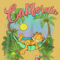 Banana Yellow - Side - Garfield Mens Beach Time T-Shirt