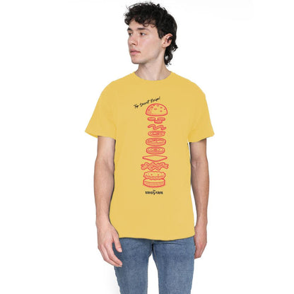 Banana Yellow - Lifestyle - SpongeBob SquarePants Mens Krabby Patty T-Shirt
