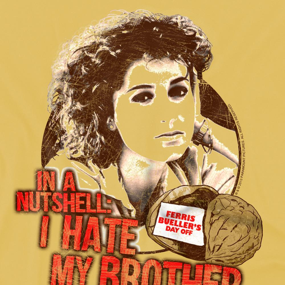 Banana Yellow - Side - Ferris Bueller´s Day Off Mens Nutsheel T-Shirt