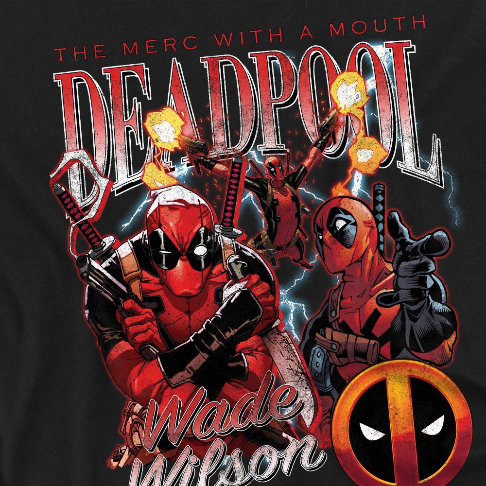 Black - Pack Shot - Deadpool Mens Character Montage T-Shirt