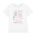 White - Front - Guardians Of The Galaxy Childrens-Kids Flower Power Groot Sketch T-Shirt