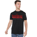 Black - Side - Daredevil Mens Born Again Logo T-Shirt