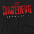 Black - Side - Daredevil Mens Born Again Logo T-Shirt