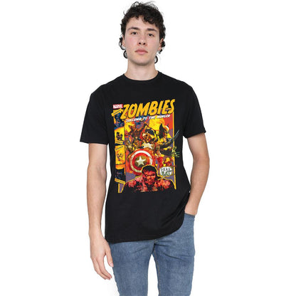 Black - Lifestyle - Marvel Zombies Mens The Hunger Comic Cover T-Shirt