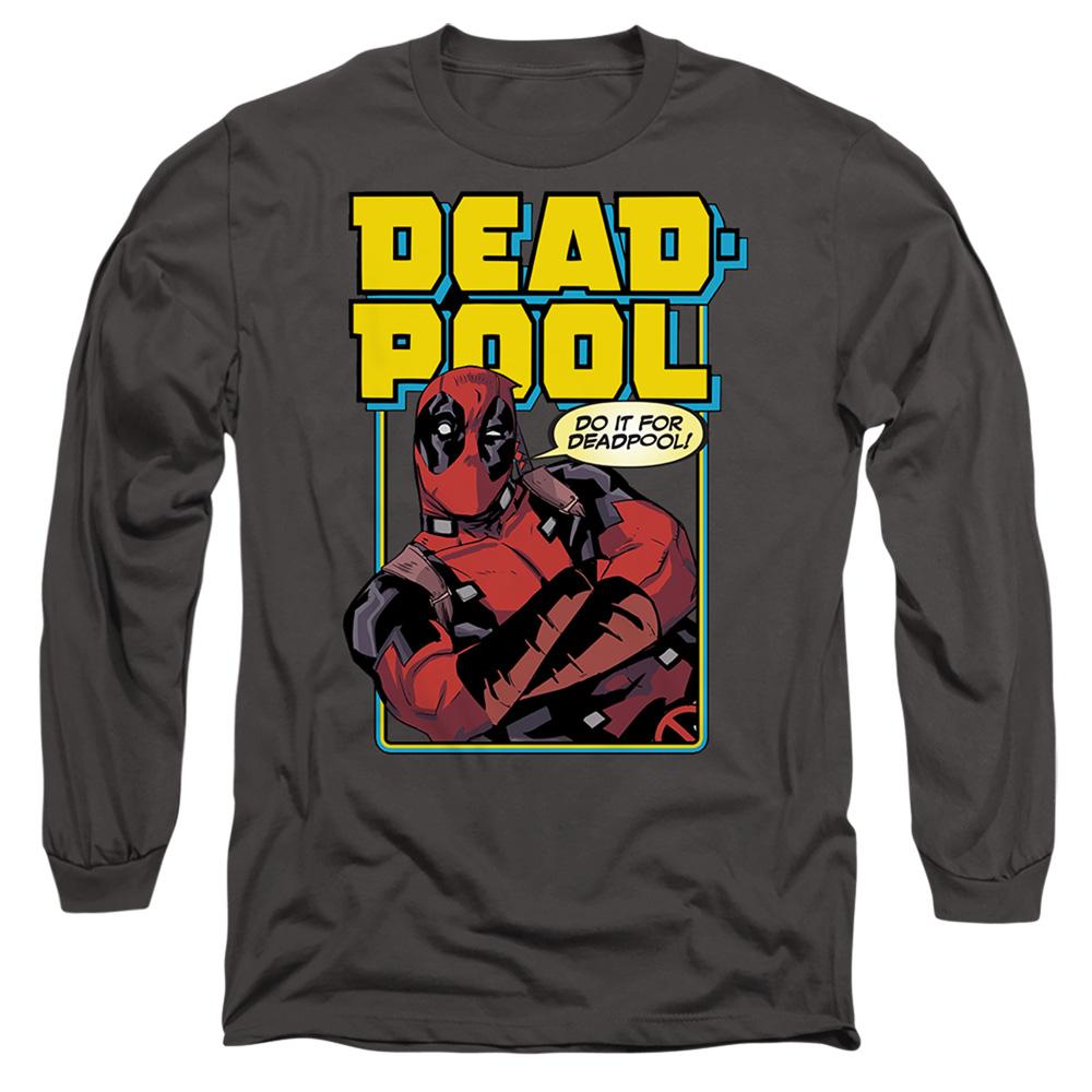 Light Graphite - Front - Deadpool Unisex Adult Do It For Deadpool T-Shirt
