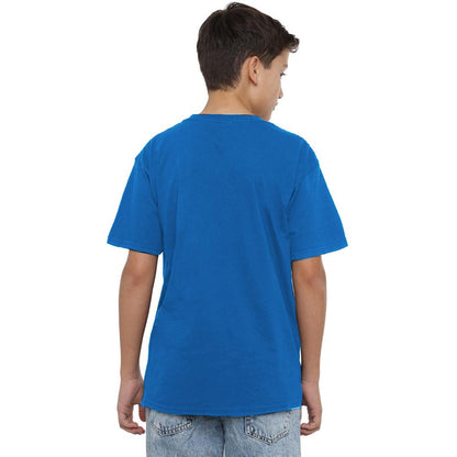 Royal Blue - Pack Shot - Lilo & Stitch Childrens-Kids Stitch Comic Strip T-Shirt