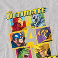 Sport Heather - Close up - Avengers Childrens-Kids Face Off T-Shirt