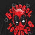 Black - Pack Shot - Deadpool Mens Head T-Shirt