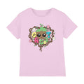 Light Pink - Front - Guardians Of The Galaxy Childrens-Kids Groot Heart T-Shirt