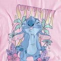 Light Pink - Side - Lilo & Stitch Childrens-Kids All Summer Long T-Shirt