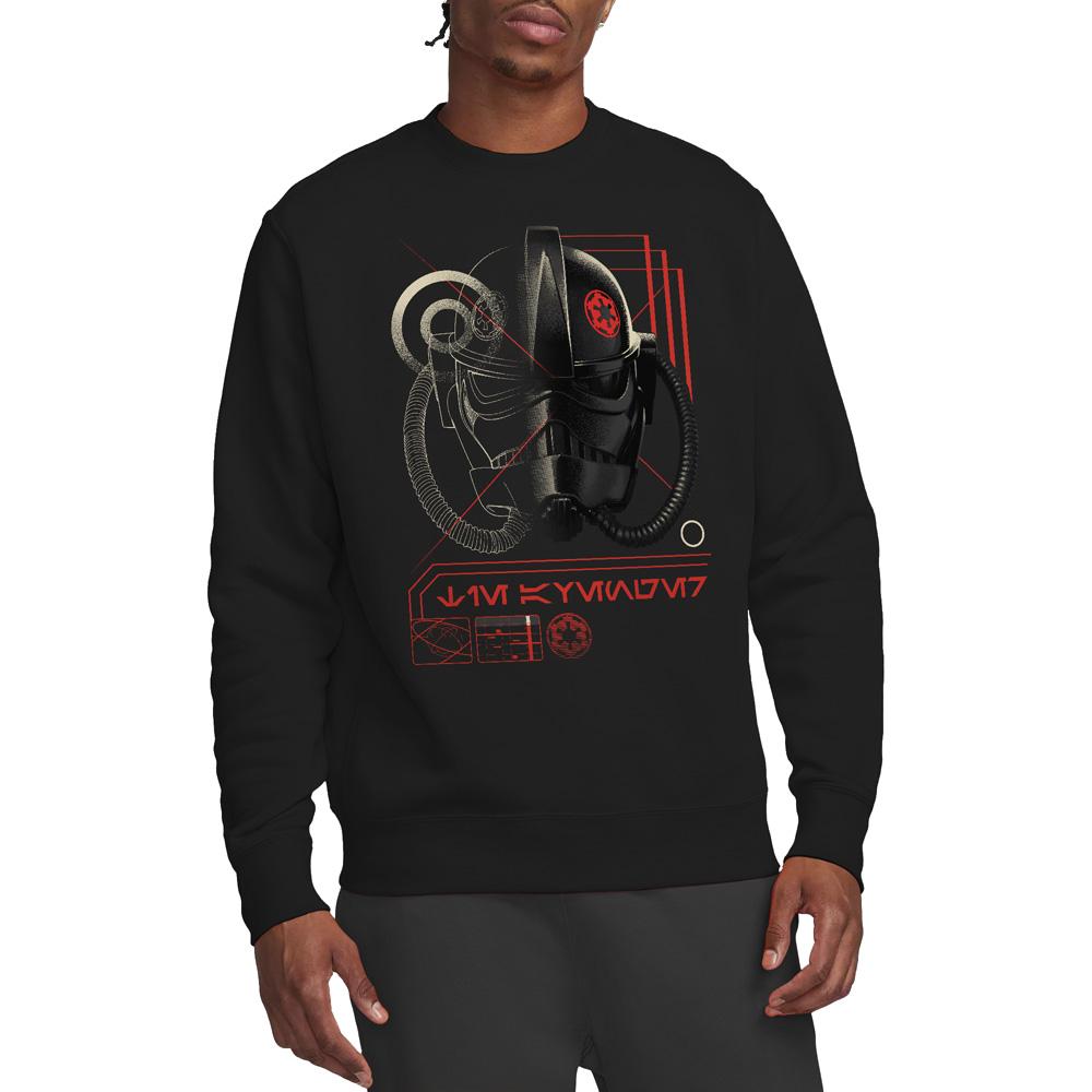 Black - Side - Star Wars: Andor Unisex Adult Helmet Sweatshirt