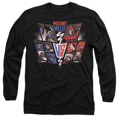 Black - Front - X-Men Unisex Adult Mutant Melee T-Shirt