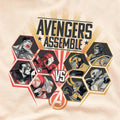Natural - Pack Shot - Avengers Mens Vs Villains T-Shirt