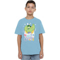 Sky Blue - Side - Hulk Childrens-Kids Want Candy Easter T-Shirt