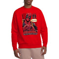 Red - Side - Deadpool Unisex Adult Chimichanga Heart Sweatshirt