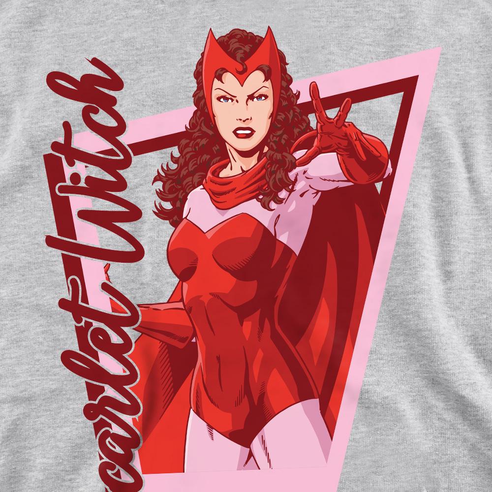Sport Heather - Side - Marvel Unisex Adult Scarlet Witch Pose Sweatshirt