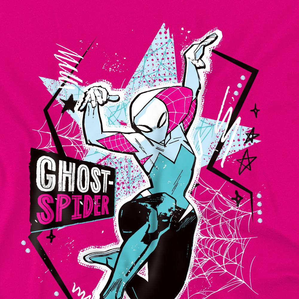 Fuchsia - Pack Shot - Marvel Childrens-Kids Webstar Ghost-Spider T-Shirt