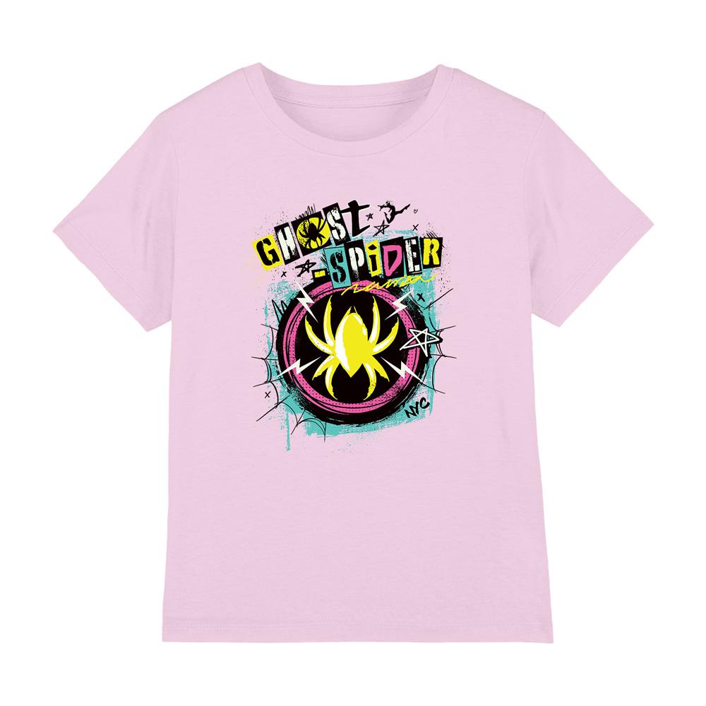 Light Pink - Front - Marvel Childrens-Kids Ghost-Spider Punk T-Shirt