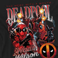 Black - Side - Deadpool Unisex Adult Character Montage T-Shirt