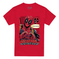 Red - Front - Deadpool Mens Chimichanga Heart T-Shirt