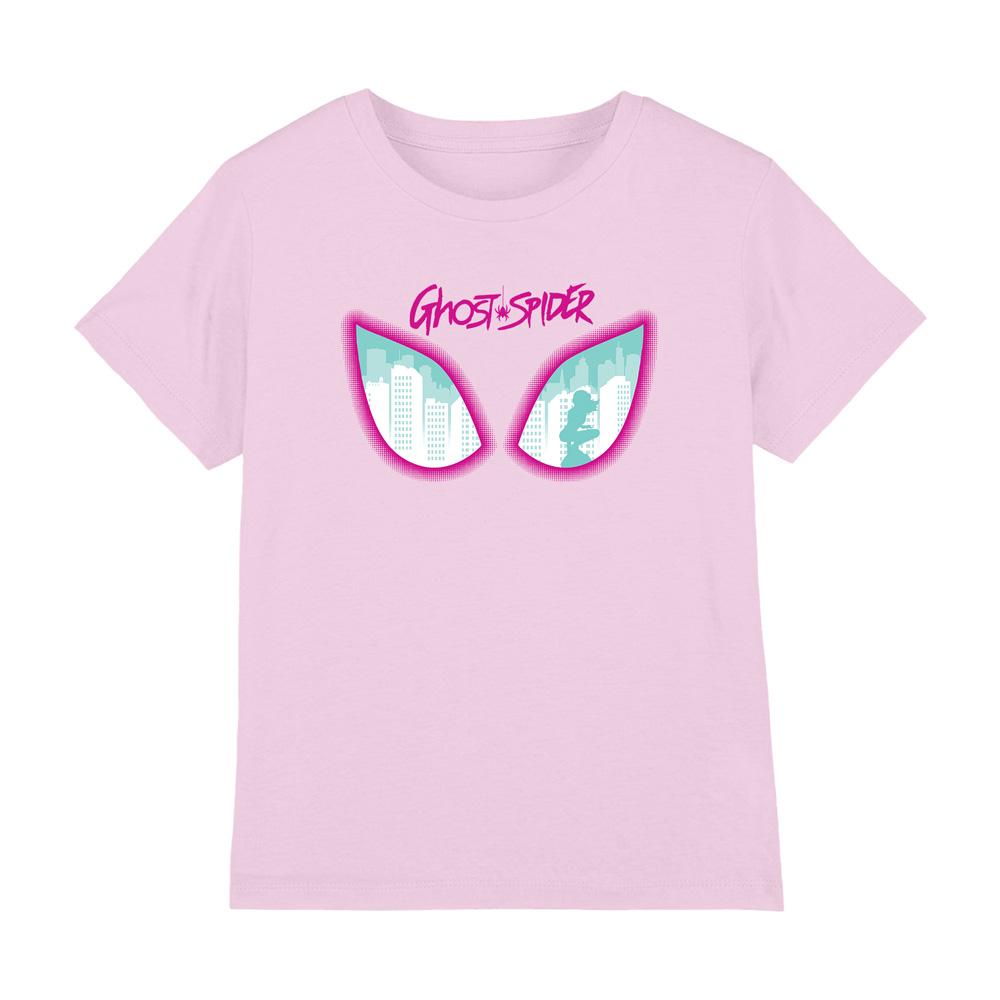 Light Pink - Front - Marvel Childrens-Kids Ghost-Spider Eyes T-Shirt