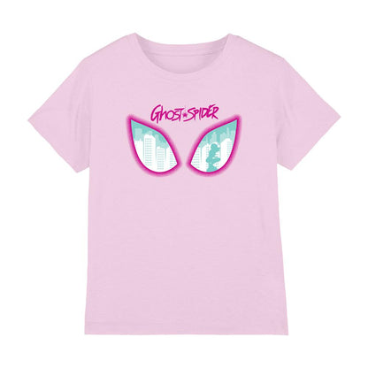 Light Pink - Front - Marvel Childrens-Kids Ghost-Spider Eyes T-Shirt