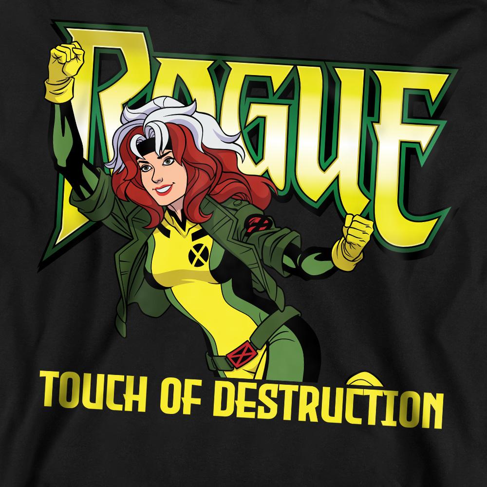 Black - Side - X-Men 97 Unisex Adult Touch Of Destruciton Rogue Sweatshirt