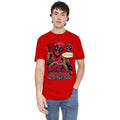 Heather Red - Side - Deadpool Unisex Adult Chimichanga Heart T-Shirt