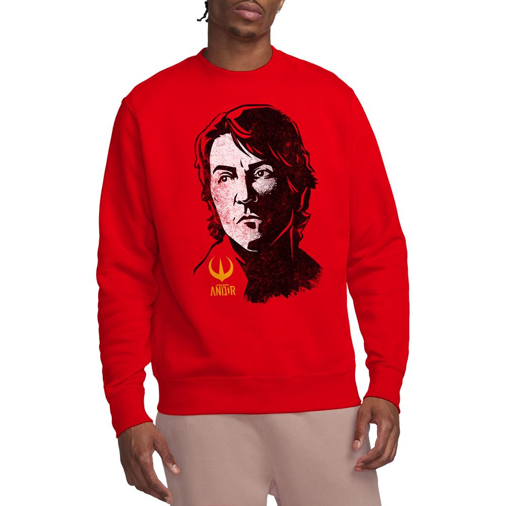 Red - Side - Star Wars: Andor Unisex Adult Viva Sweatshirt