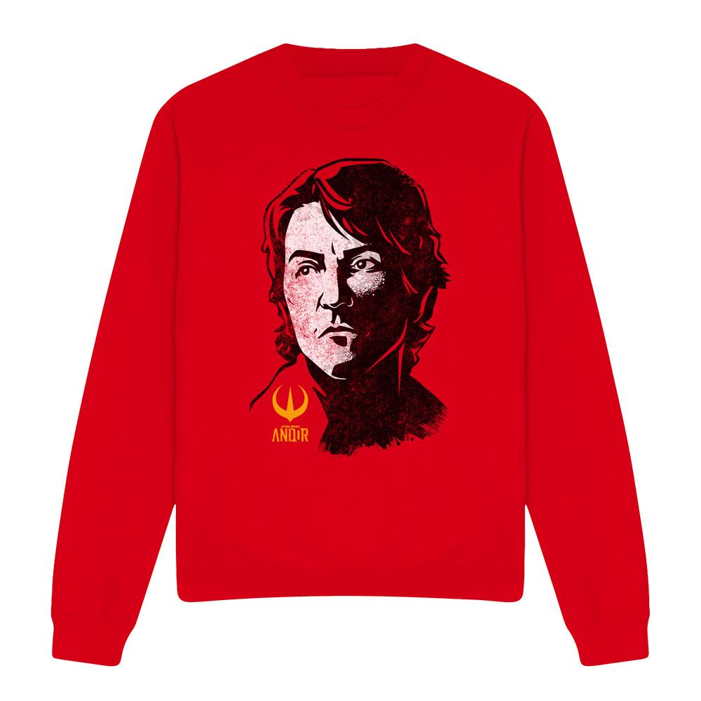 Red - Front - Star Wars: Andor Unisex Adult Viva Sweatshirt