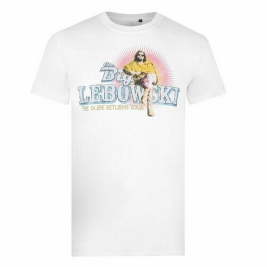 White - Front - The Big Lebowski Mens Dude Returns T-Shirt