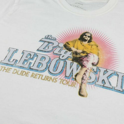 White - Side - The Big Lebowski Mens Dude Returns T-Shirt